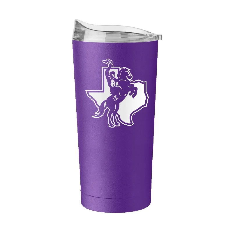 Personalized Team Mug With Logo-Tarleton State 20oz Flipside Powder Coat Tumbler