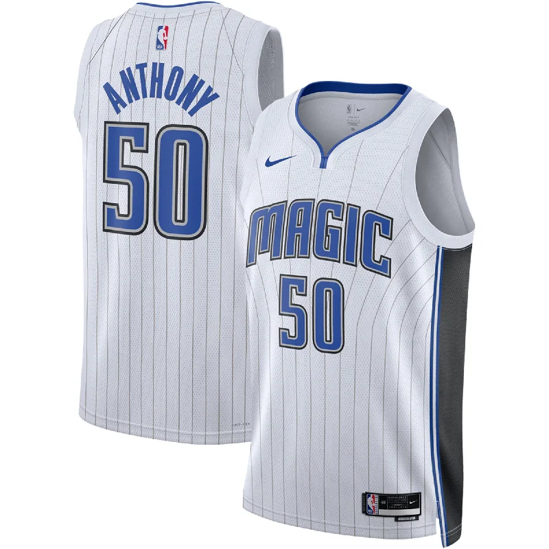 Basketball Jersey For Fun Sports Designs-Cole Anthony Orlando Magic Unisex Swingman Basketball Jersey - Association Edition - White