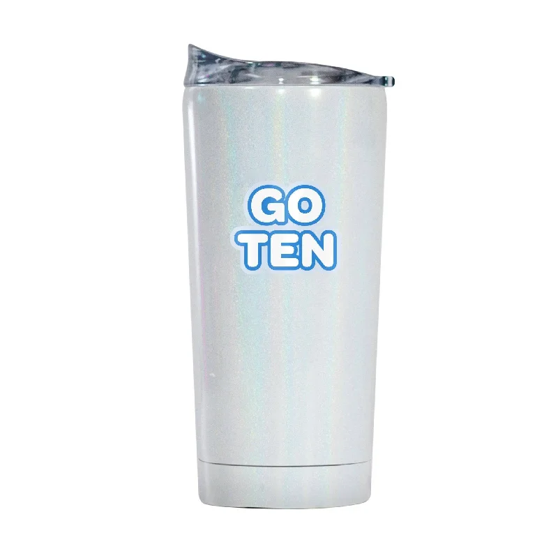 Team Mug For School Clubs-Tennessee Titans 20oz Bubble Iridescent Tumbler