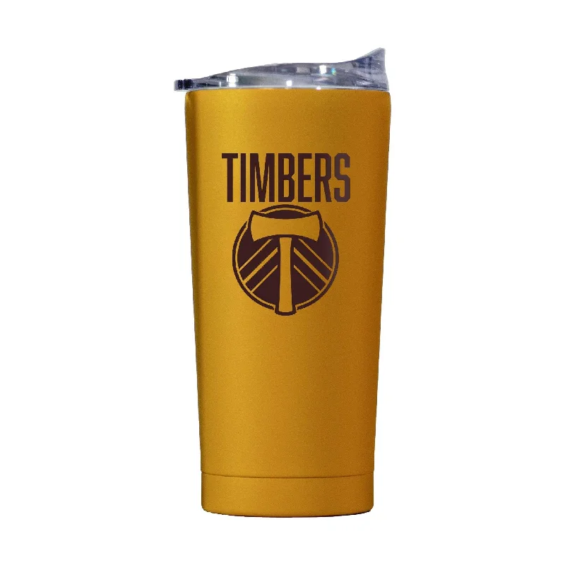 Team Mug For Custom Game Day Apparel-Portland Timbers 20oz Oak Huddle Powder Coat Tumbler