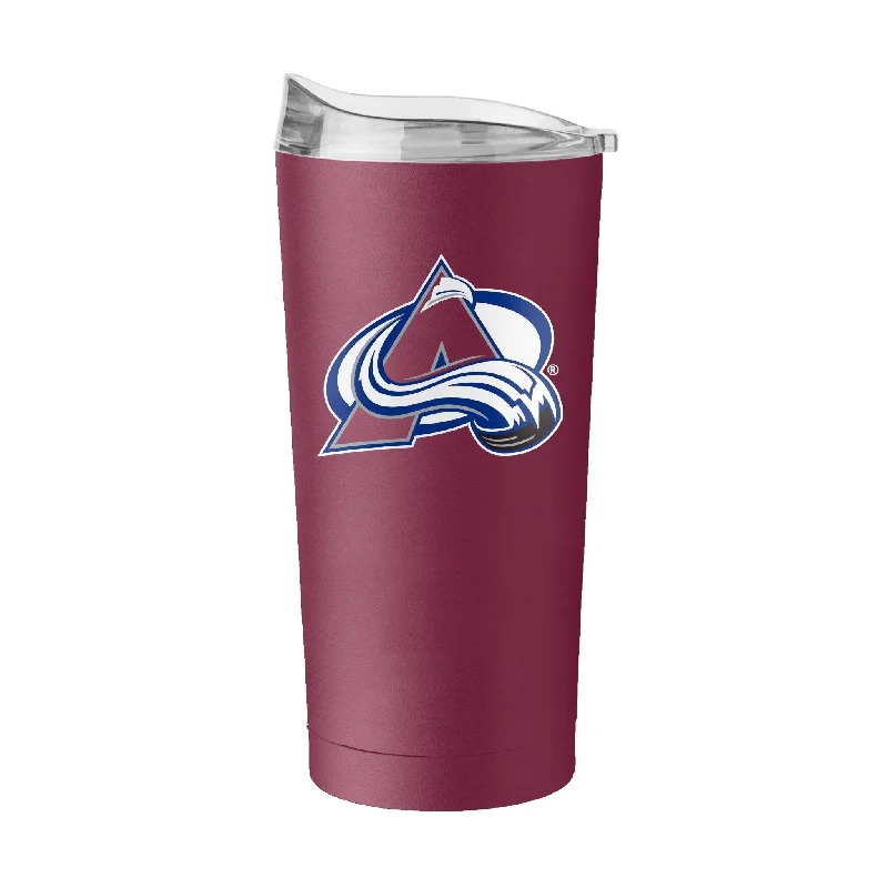 Team Mug With Custom Event Artwork-Colorado Avalanche 20oz Flipside Powder Coat Tumbler