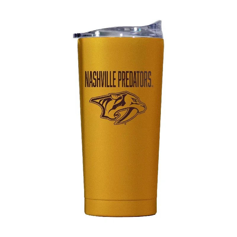 Personalized Team Mug With Custom Color Scheme-Nashville Predators 20oz Huddle Powder Coat Tumbler