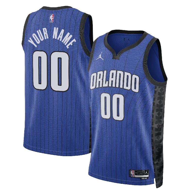 Basketball Jersey For Youth Basketball Teams-Orlando Magic Jordan Brand Unisex 2022/23 Swingman Custom Basketball Jersey - Statement Edition - Royal