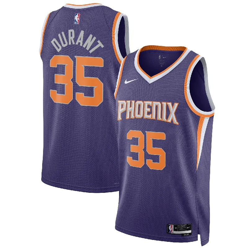 Basketball Jersey For Sale-Kevin Durant Phoenix Suns Unisex Swingman Basketball Jersey - Icon Edition - Purple