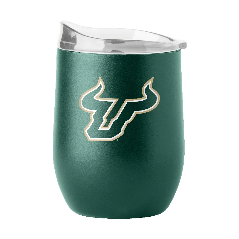 Custom Team Mug For Group Gifts-South Florida 16oz Flipside Powder Coat Curved Bev