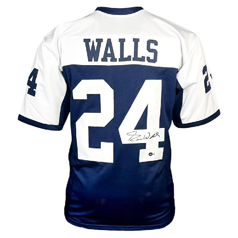 Rugby Jersey For Marketing-Everson Walls Signed Dallas Thanksgiving Football Jersey (Beckett)