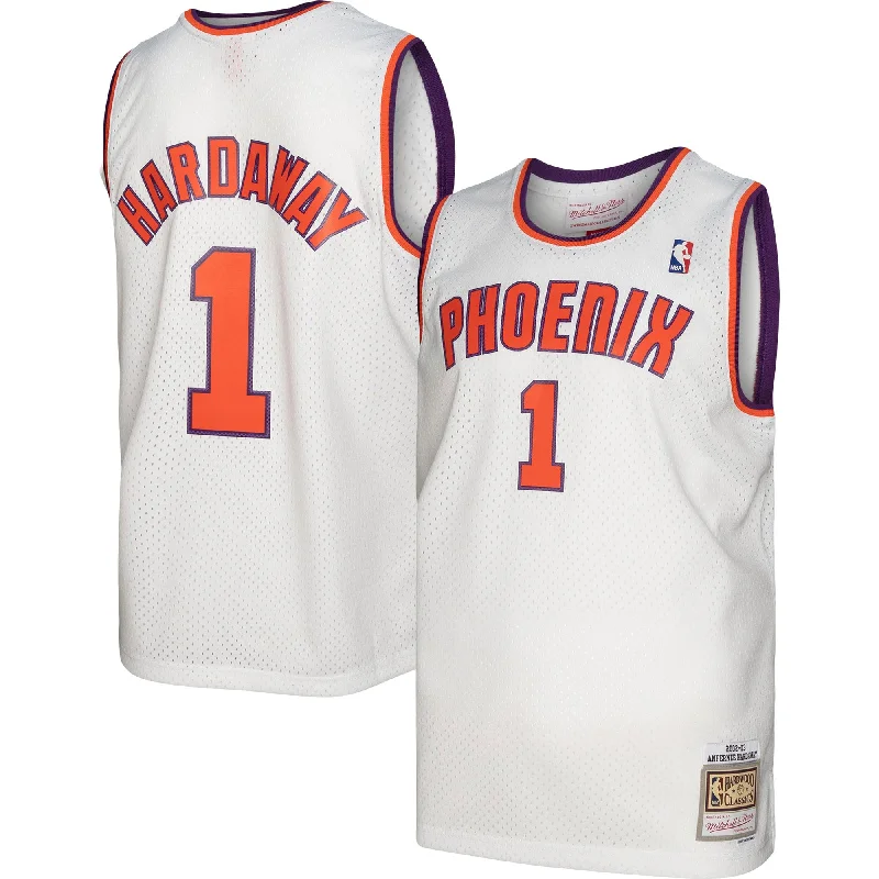 Basketball Jersey For Custom School Uniforms-Penny Hardaway Phoenix Suns 2001/02 Hardwood Classics Swingman Basketball Jersey - White