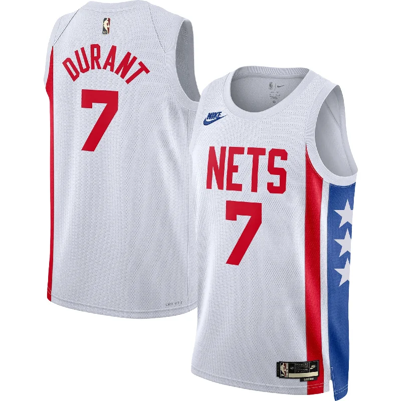 Basketball Jersey For Custom Apparel-Kevin Durant Brooklyn Nets Swingman Basketball Jersey - Classic Edition - White