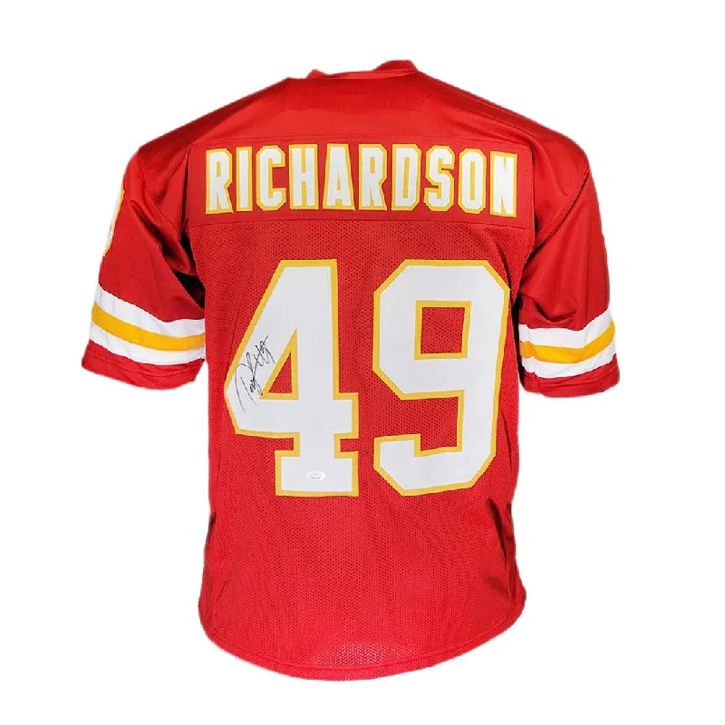 Rugby Jersey For Popular Rugby Brands-Tony Richardson Signed Kansas City Red Football Jersey (JSA)