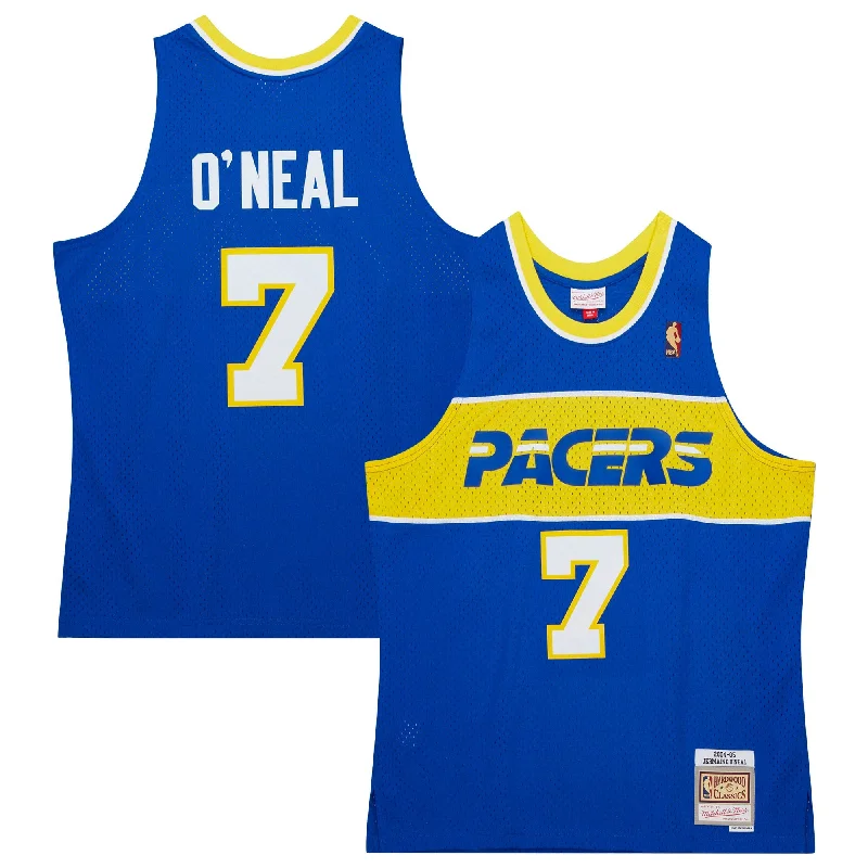 Basketball Jersey For Custom Teams-Jermaine O'neal Indiana Pacers 2004/05 Hardwood Classics Swingman Basketball Jersey - Royal