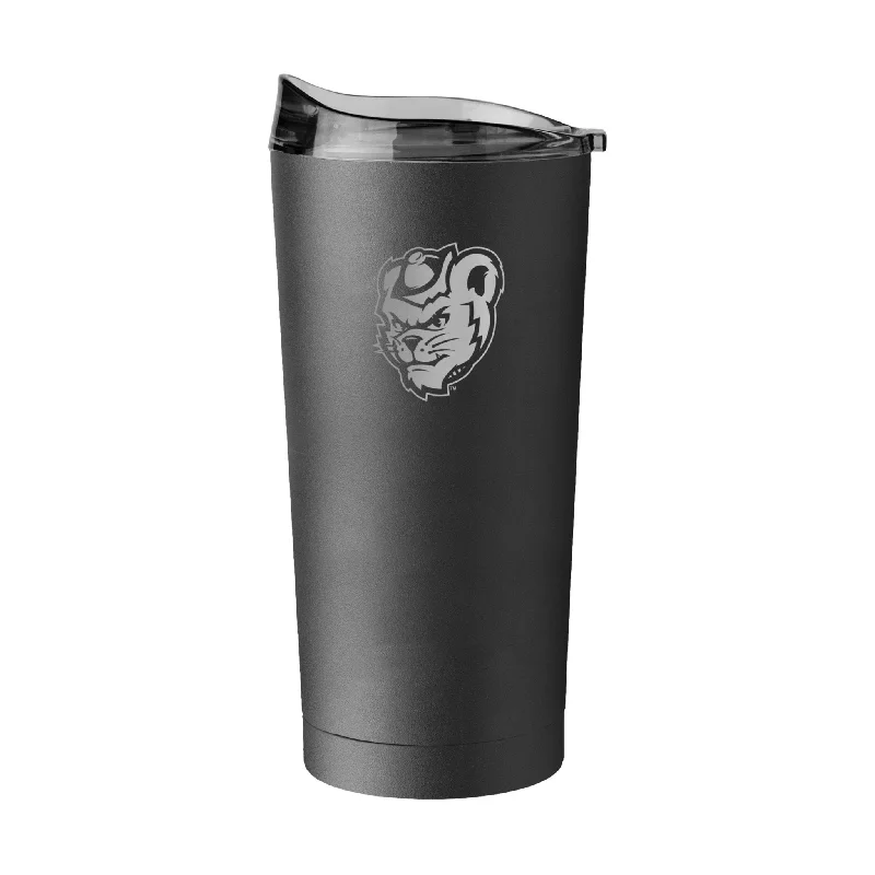 Custom Team Mug For Fundraising Events-Sam Houston State 20oz Gun Metal Powder Coat Tumbler