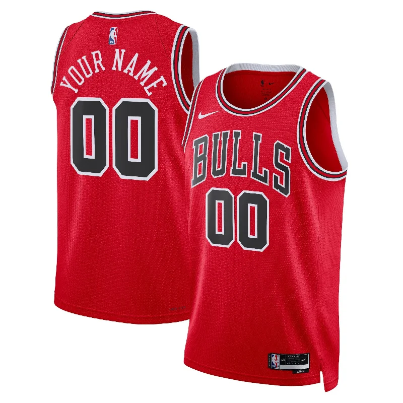 Basketball Jersey For Professional Athlete Branding-Chicago Bulls Unisex Swingman Custom Basketball Jersey Red - Icon Edition