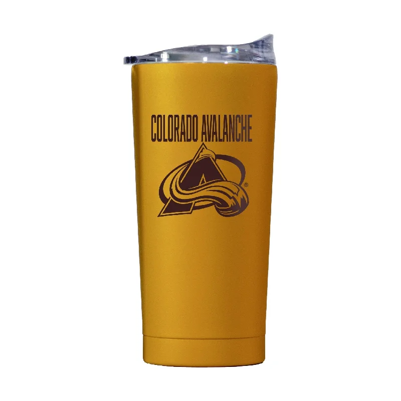 Personalized Team Mug For Team Fundraising-Colorado Avalanche 20oz Huddle Powder Coat Tumbler