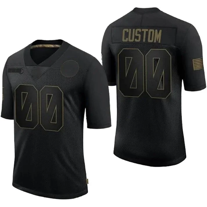 Rugby Jersey For Group Orders-Custom NE.Patriots 32 Team Black Limited 2020 Salute To Service Jerseys Stitched American Football Jerseys