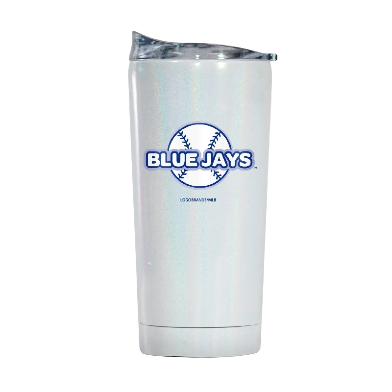 Team Mug For Sports Merchandise-Toronto Blue Jays 20oz Bubble Iridescent Tumbler