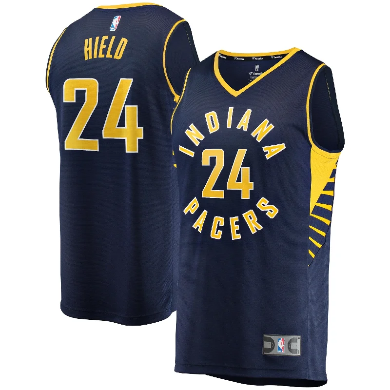 Basketball Jersey For Basketball Fans-Buddy Hield Indiana Pacers Branded Fast Break Basketball Jersey - Icon Edition - Navy