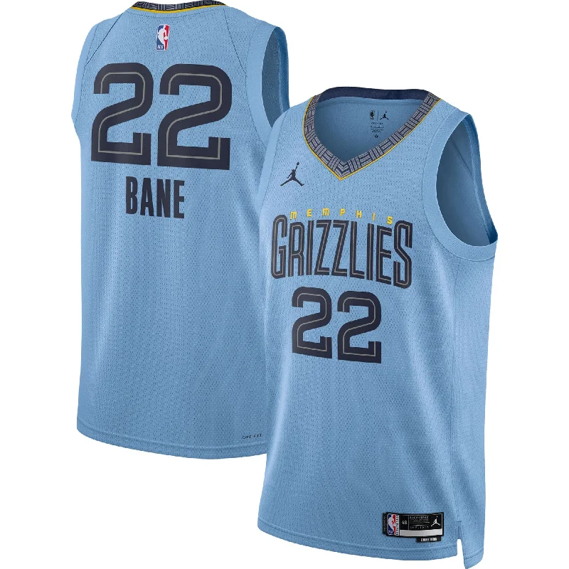 Basketball Jersey With Customizable Pockets-Desmond Bane Memphis Grizzlies Jordan Brand Unisex Swingman Basketball Jersey - Statement Edition - Light Blue