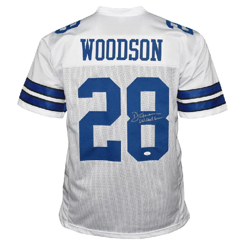 Rugby Jersey For Supporters-Darren Woodson Signed Dallas Pro White Football Jersey (JSA)