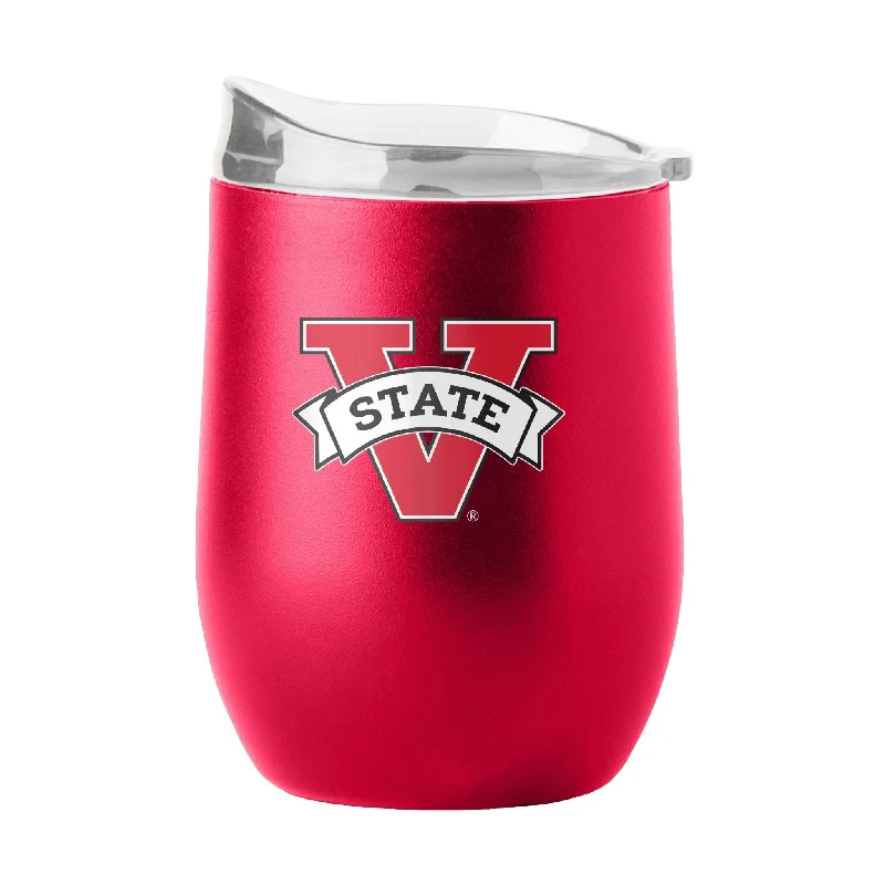 Custom Team Mug For Advertising-Valdosta State 16oz Flipside Powder Coat Curved Bev