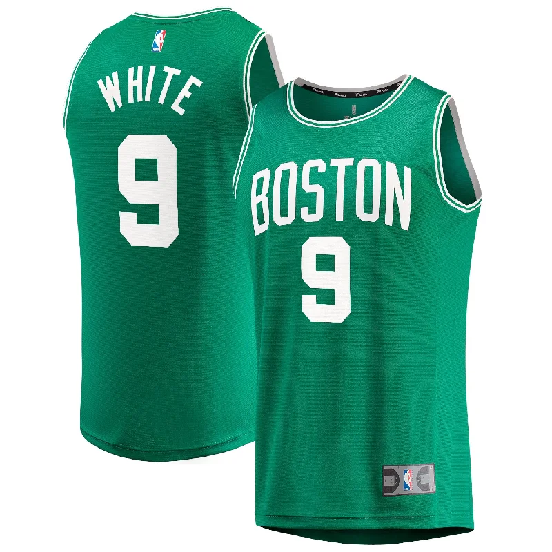 Basketball Jersey For School Teams-Derrick White Boston Celtics Branded Fast Break Basketball Jersey - Icon Edition - Kelly Green