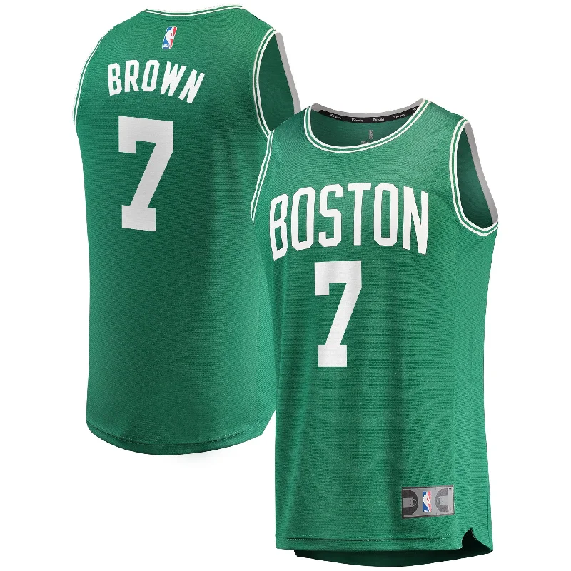 Basketball Jersey For Special Team Projects-Jaylen Brown Boston Celtics Branded Fast Break Player Basketball Jersey - Kelly Green