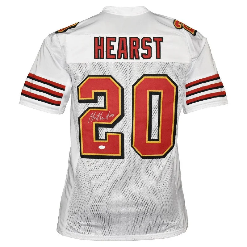 Rugby Jersey For Rugby Fans Apparel-Garrison Hearst Signed San Francisco White Football Jersey (JSA)