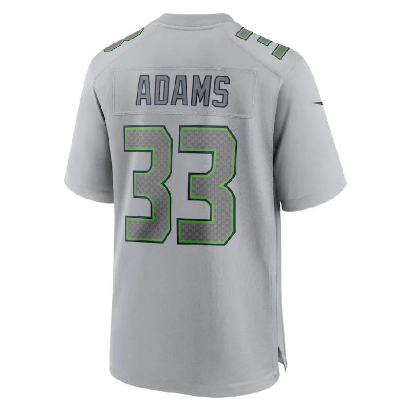 Rugby Jersey For Rugby League-S.Seahawks #33 Jamal Adams Gray Atmosphere Fashion Game Jersey Stitched American Football Jerseys